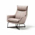 Zitstoel met stoffen bekleding en metalen onderstel 80 x 80 x 80cm grijs